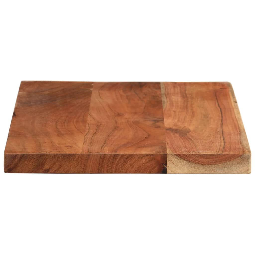 vidaXL Tampo de mesa retangular 40x20x2,5 cm madeira de acácia maciça