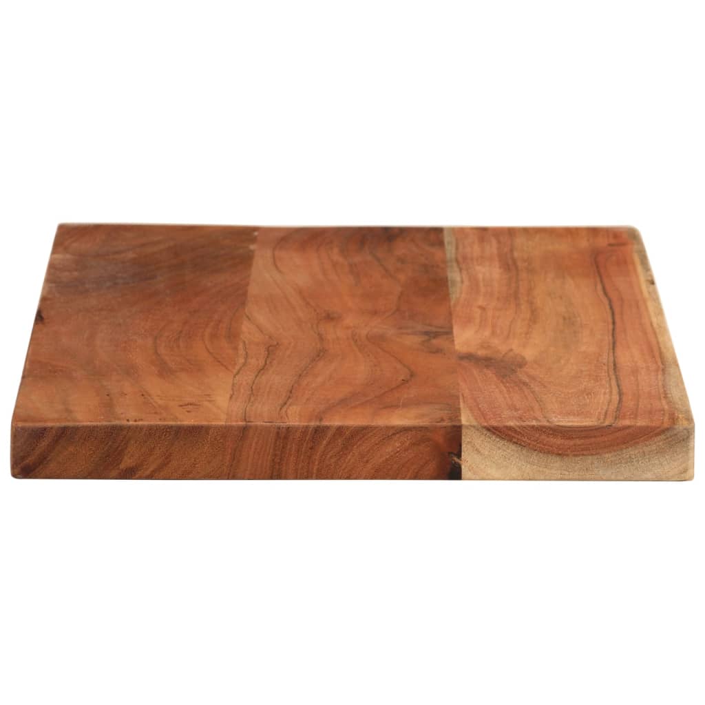 vidaXL Tampo de mesa retangular 50x40x2,5 cm madeira de acácia maciça