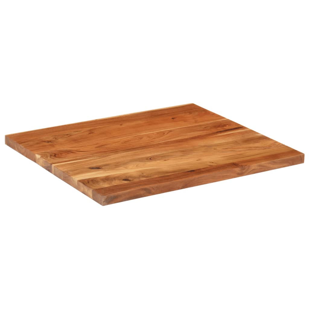 vidaXL Tampo de mesa retangular 110x80x2,5 cm madeira de acácia maciça