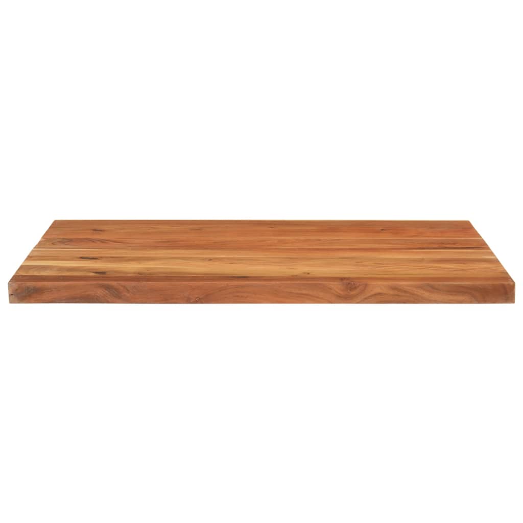 vidaXL Tampo de mesa retangular 110x80x2,5 cm madeira de acácia maciça