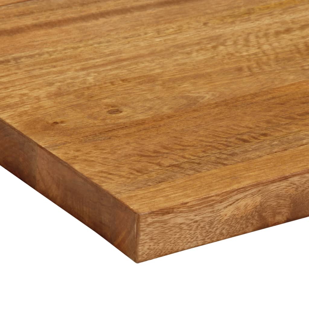 vidaXL Tampo de mesa retangular 160x50x3,8 cm mangueira maciça