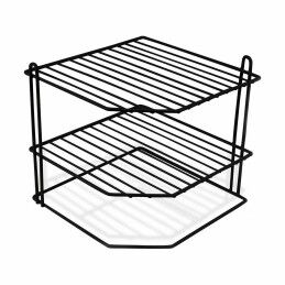Confortime|Suporte para Pratos Confortime Preto 22 x 22 x 22 cm 22 x 22 x 25 cm Estante de canto (8 Unidades)