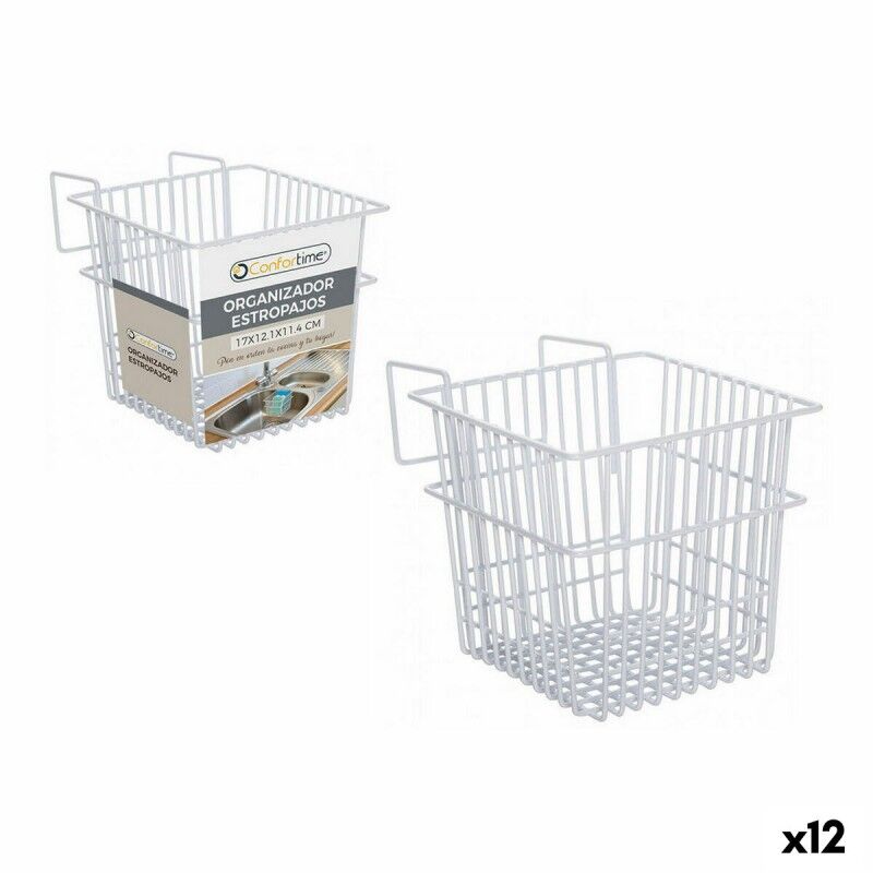 Confortime|Cesta Multiusos Confortime 104664 Escorredor 17 x 12,1 x 13,5 cm (12 Unidades)