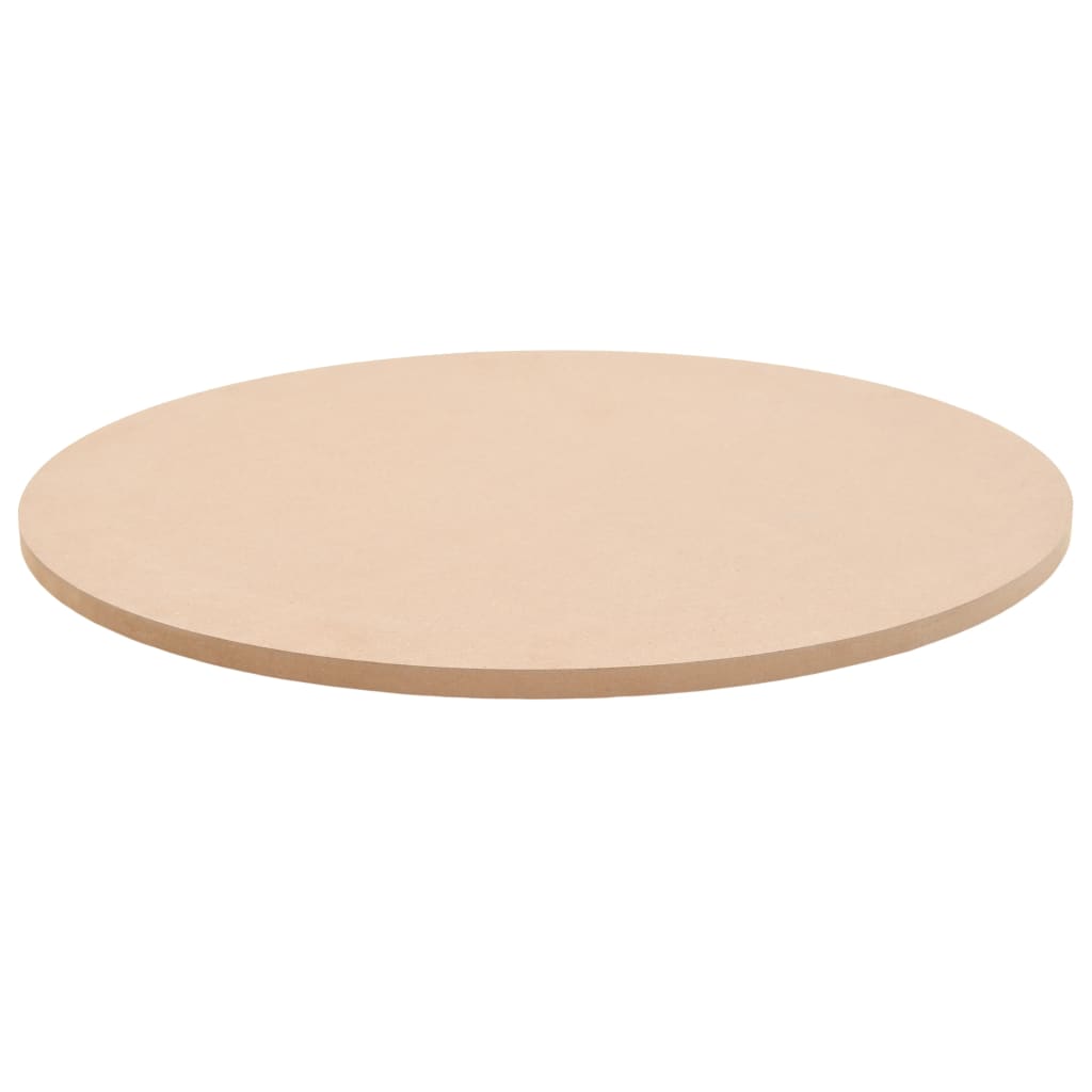 vidaXL Tampo de mesa em MDF redondo 700x18 mm