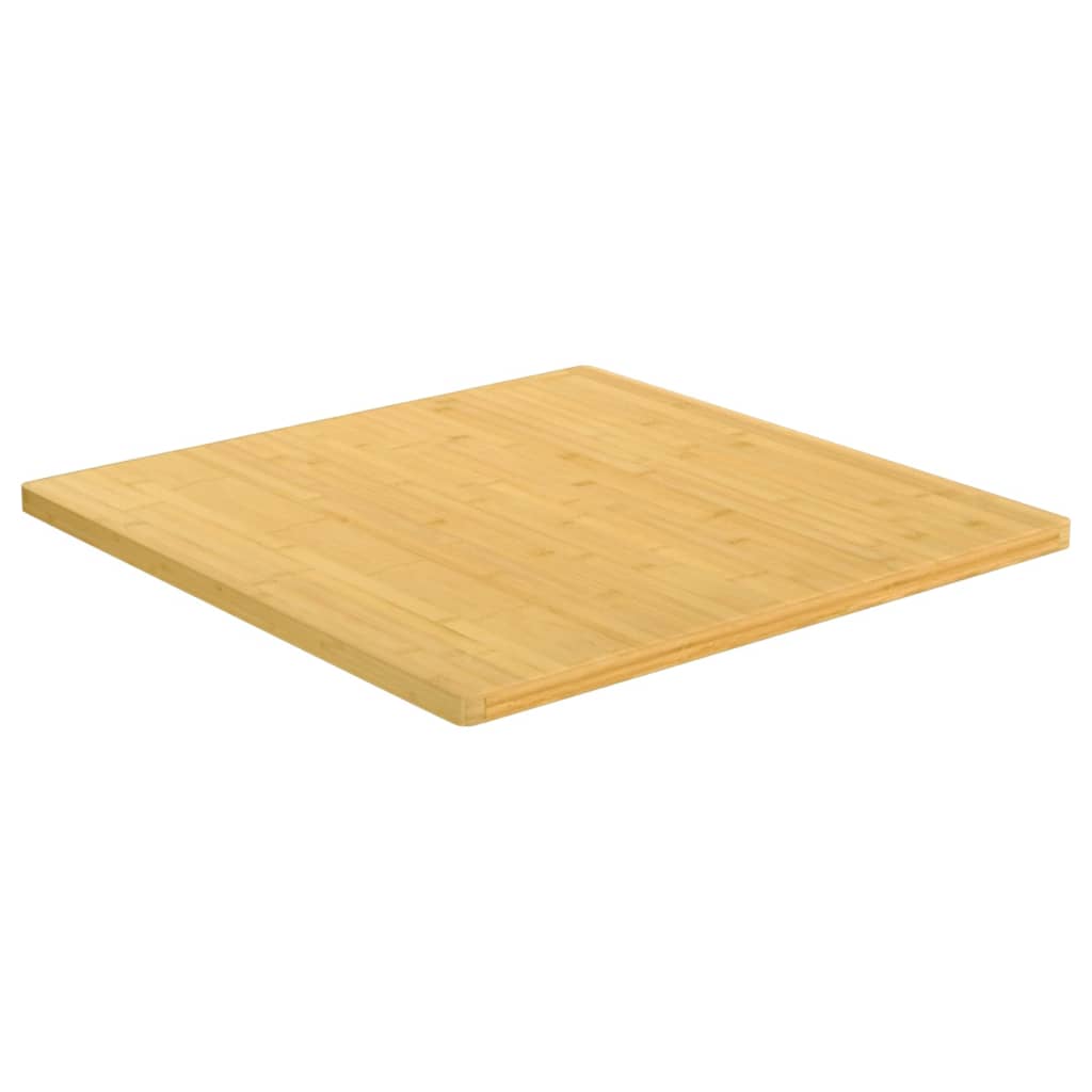 vidaXL Tampo de mesa 70x70x2,5 cm bambu