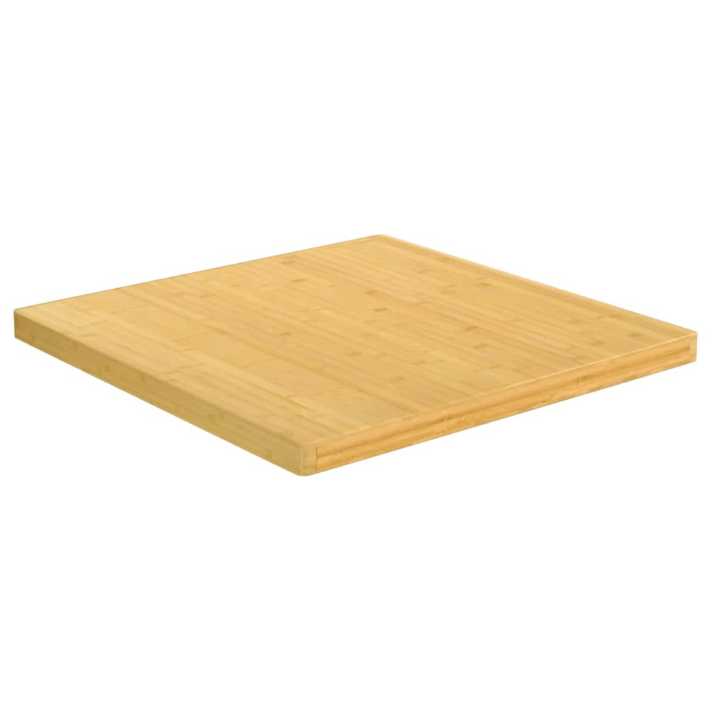 vidaXL Tampo de mesa 80x80x4 cm bambu