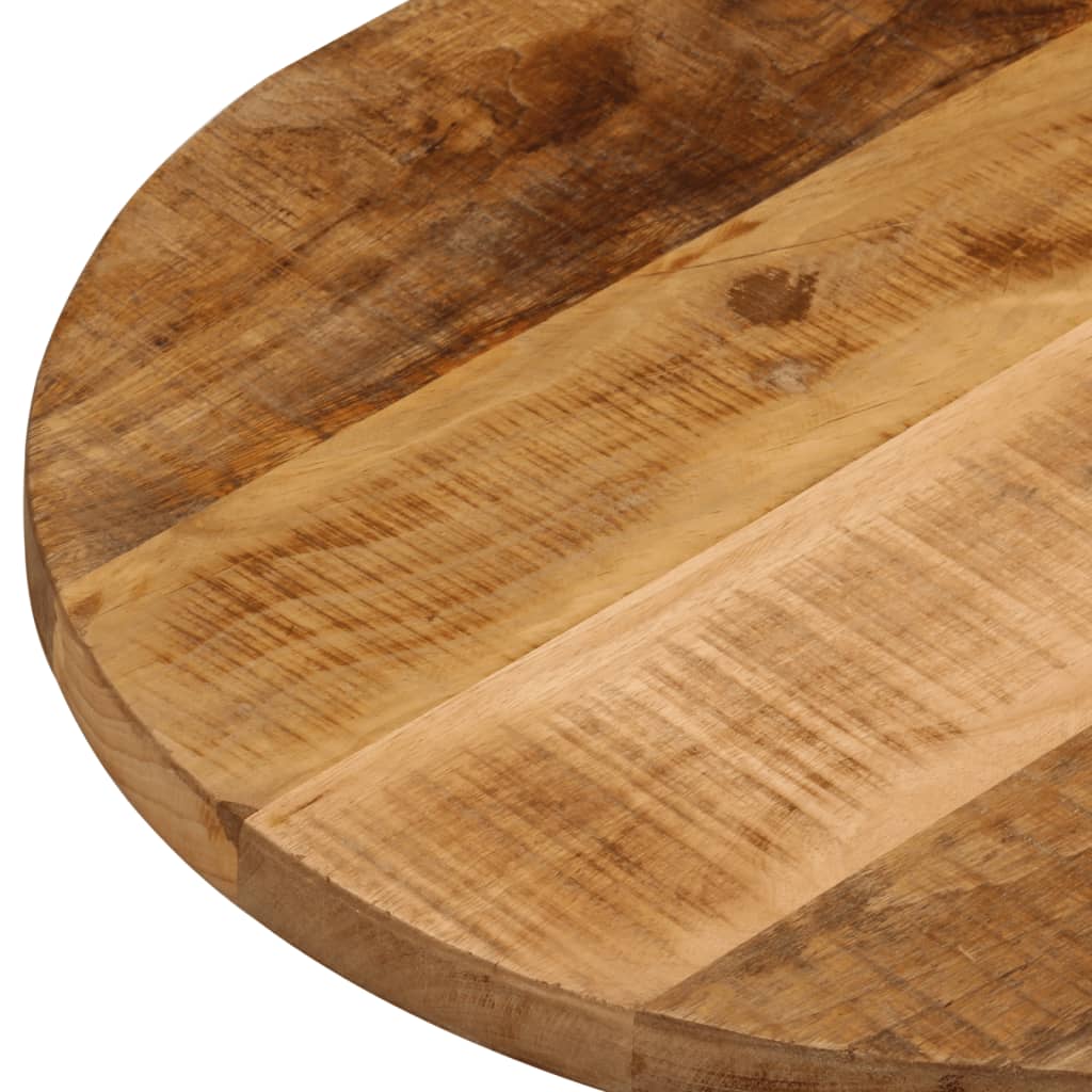 vidaXL Tampo de mesa oval 110x50x2,5cm madeira mangueira áspera maciça