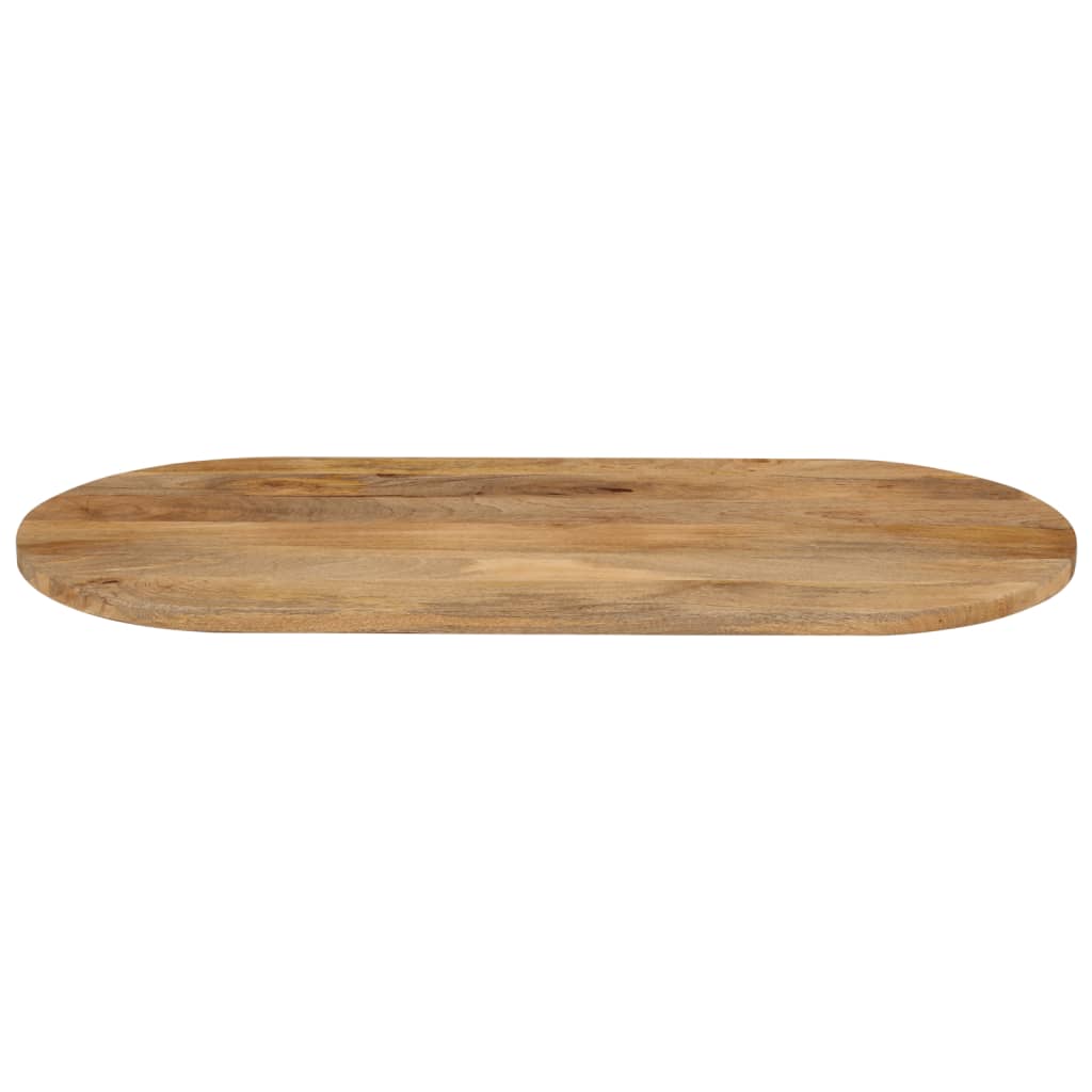 vidaXL Tampo de mesa oval 100x40x2,5 cm madeira de mangueira maciça