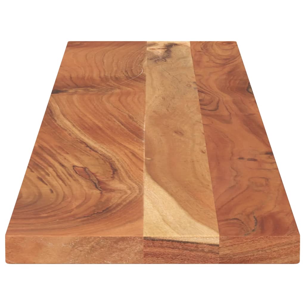 vidaXL Tampo de mesa retangular 180x20x2,5 cm madeira de acácia maciça