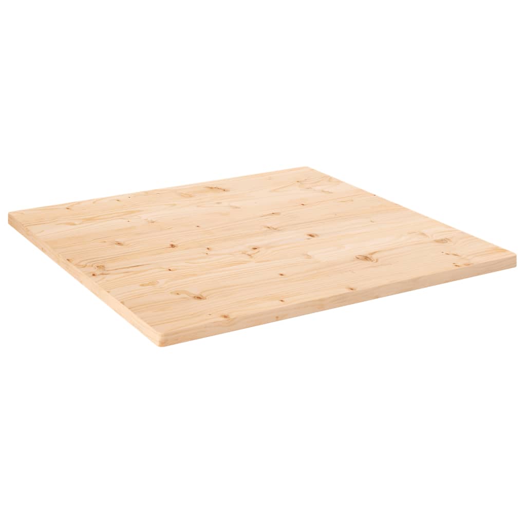 vidaXL Tampo de mesa quadrado 90x90x2,5 cm pinho maciço