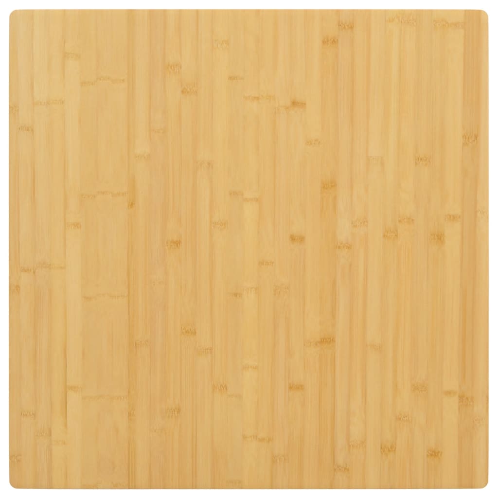 vidaXL Tampo de mesa 70x70x1,5 cm bambu