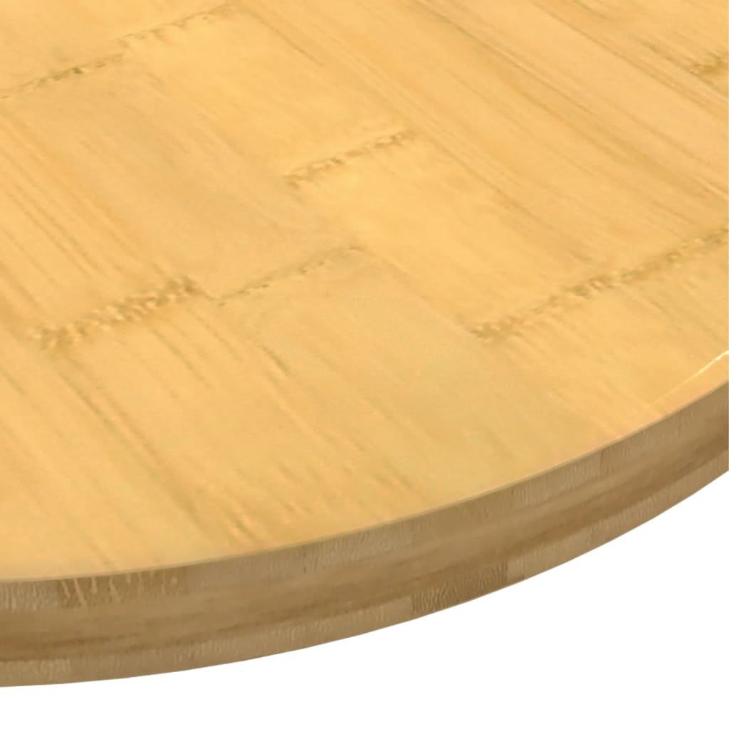 vidaXL Tampo de mesa Ø60x2,5 cm bambu