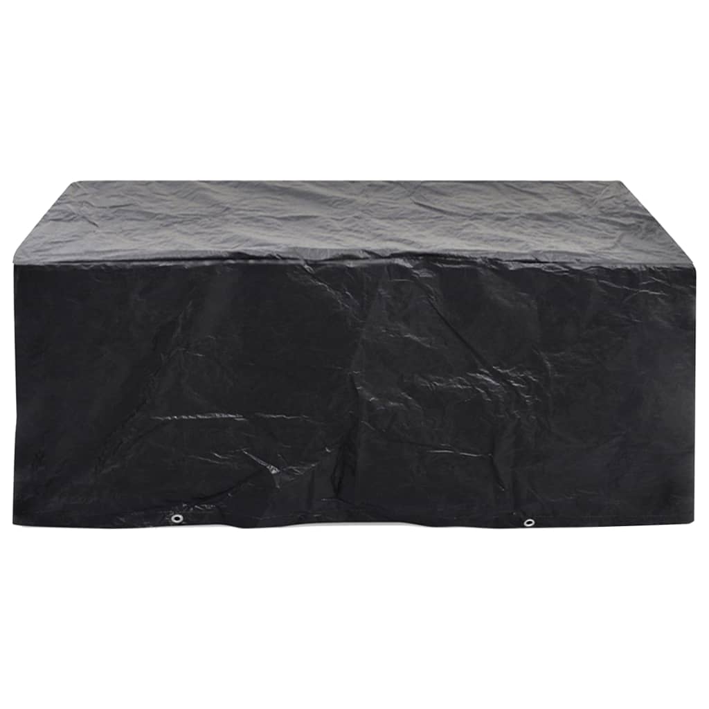 vidaXL Capas para mobiliário de jardim 2 pcs 8 ilhós 242x162x100 cm