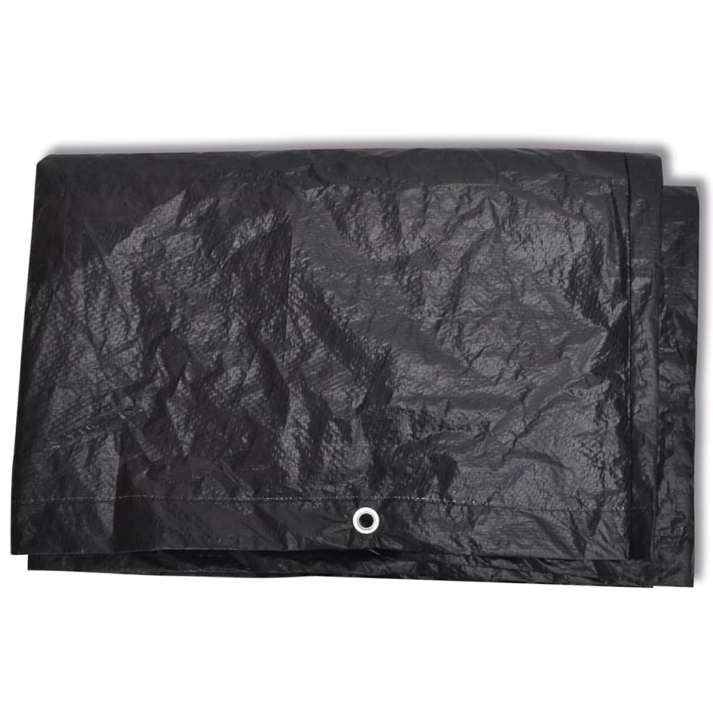 vidaXL Conjunto capas p/ mobiliário jardim 2 pcs 8 ilhós 113x113 cm