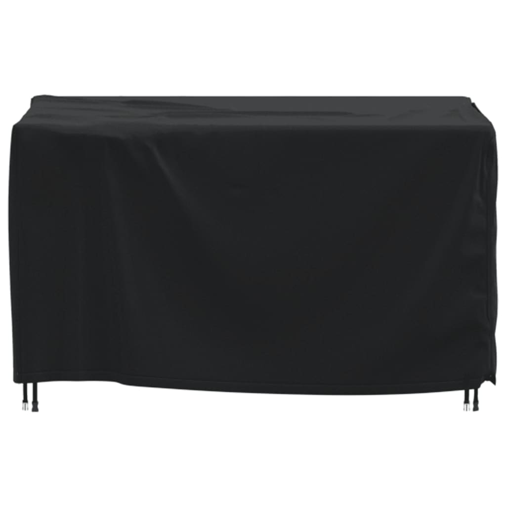 vidaXL Capa para mobiliário de jardim 125x125x74 cm 420D oxford preto