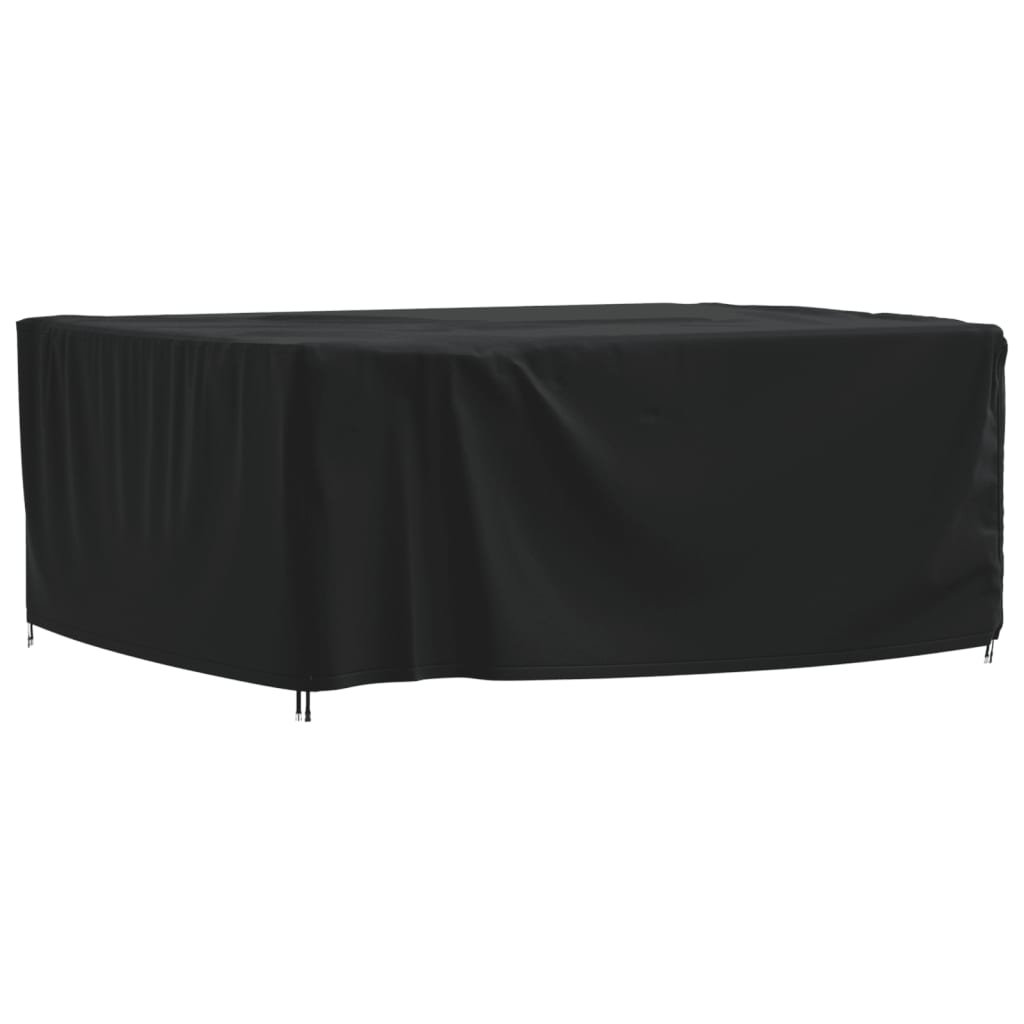 vidaXL Capa para mobiliário de jardim 242x182x100 cm 420D oxford preto