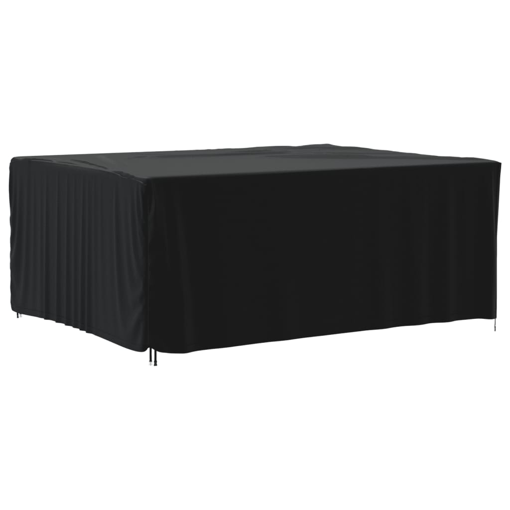 vidaXL Capa para mobiliário de jardim 242x182x100 cm 420D oxford preto