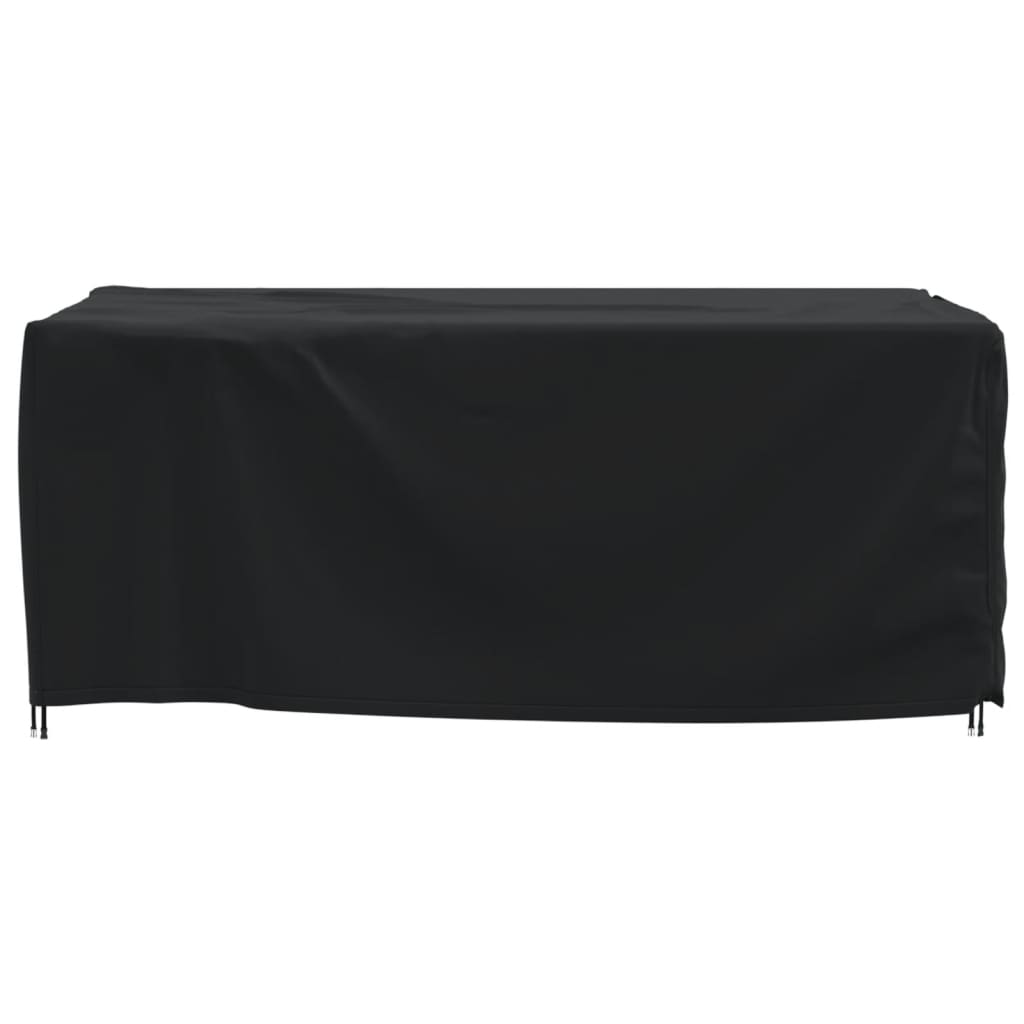 vidaXL Capa para mobiliário de jardim 242x182x100 cm 420D oxford preto