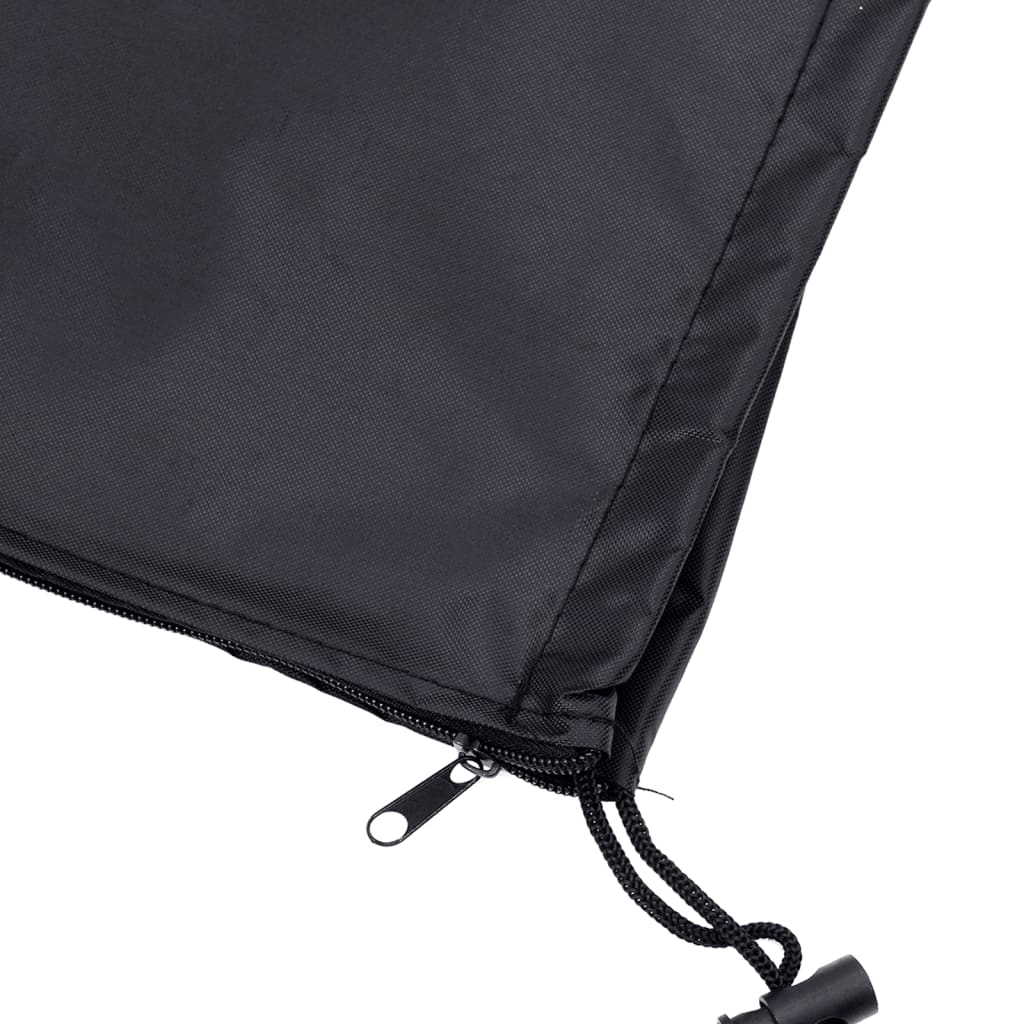 vidaXL Capa para guarda-sol de jardim 170x28/32 cm 420D oxford preto