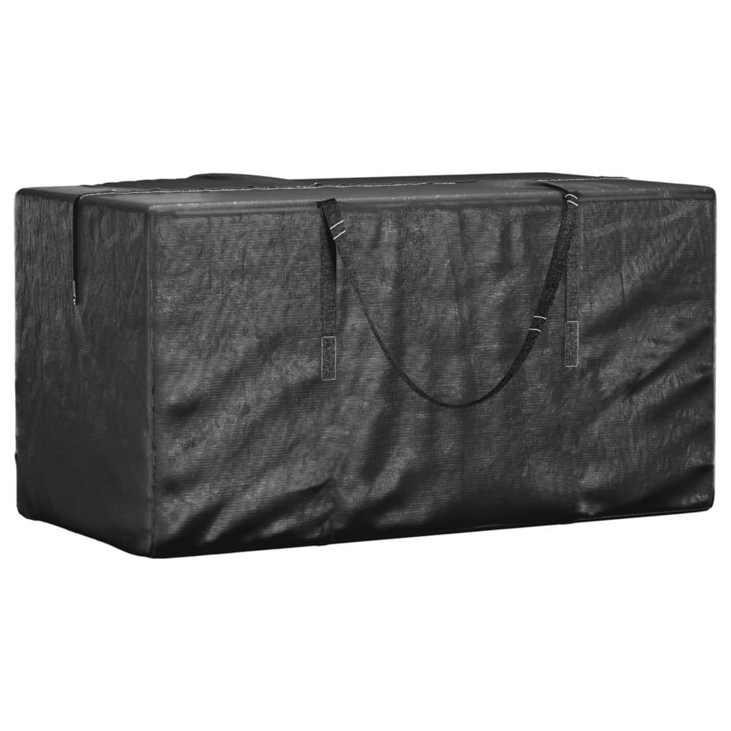 vidaXL Saco de arrumação p/ árvore Natal 150x75x75cm polietileno preto