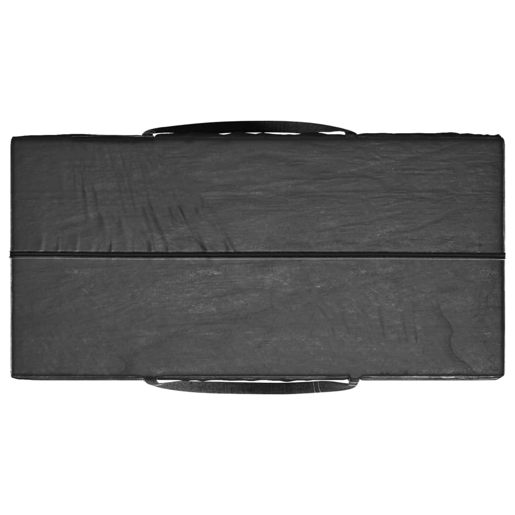 vidaXL Saco de arrumação p/ árvore Natal 150x75x75cm polietileno preto