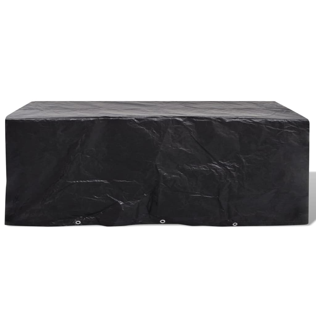 vidaXL Conjunto capas p/ mobiliário jardim 2 pcs 10 ilhós 229x113 cm