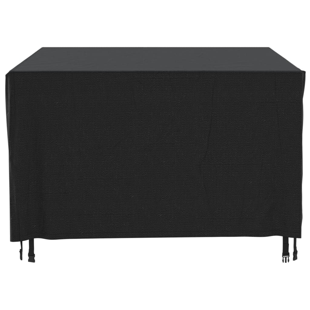 vidaXL Capa p/ mobiliário jardim 180x140x90 cm impermeável 420D preto