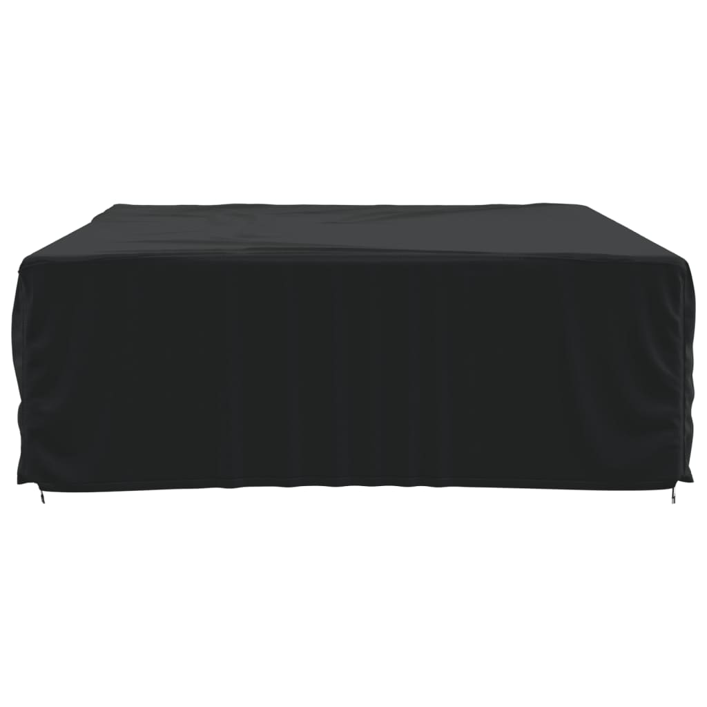 vidaXL Capa para mobiliário de jardim 350x260x90 cm 420D oxford preto