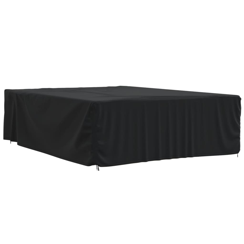 vidaXL Capas p/ mobília de jardim 2pcs 350x260x90 cm 420D oxford preto