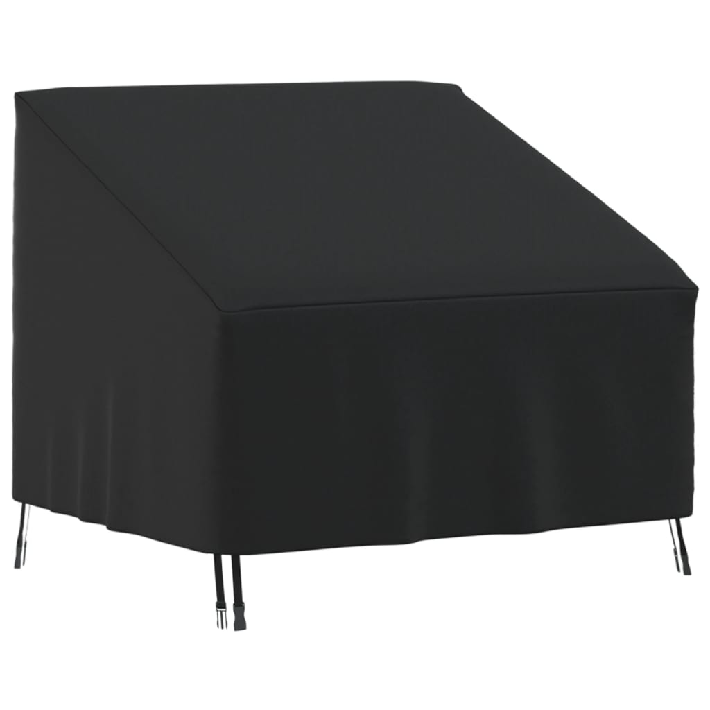 vidaXL Capa para cadeira de jardim 96x79x49/74 cm 420D oxford preto