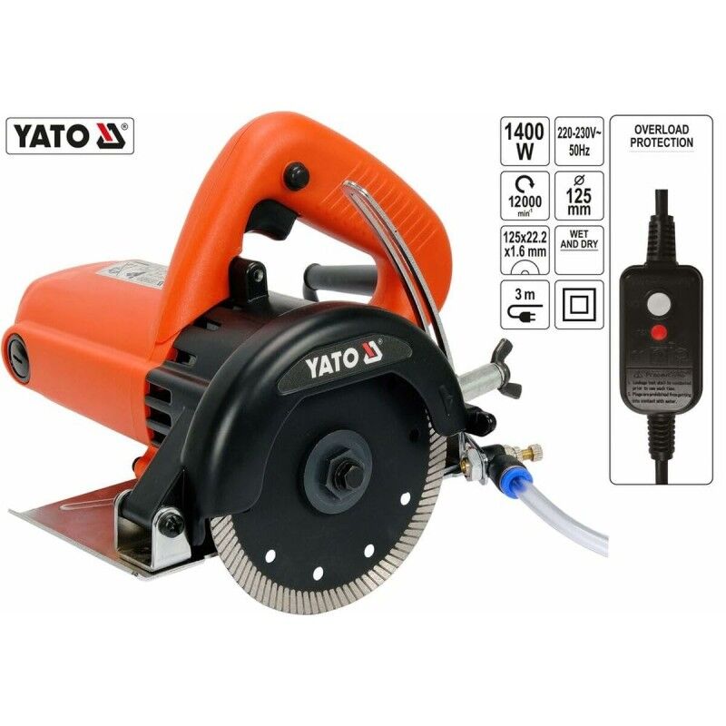 Yato|Serra circular Yato YT-82159 1400 W 125 mm Ø 125 mm Yato|Serra circular Yato YT-82159 1400 W 125 mm Ø 125 mm