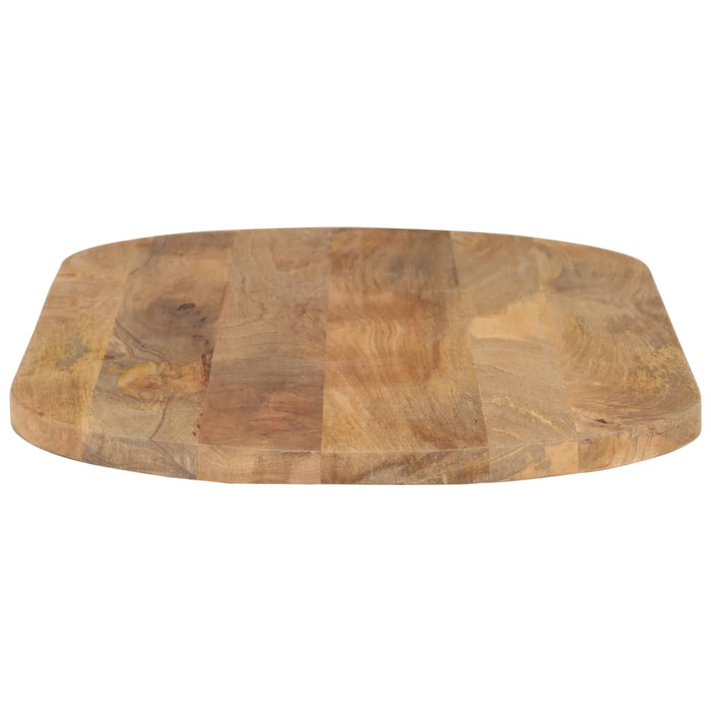 vidaXL Tampo de mesa oval 90x40x2,5 cm madeira de mangueira maciça