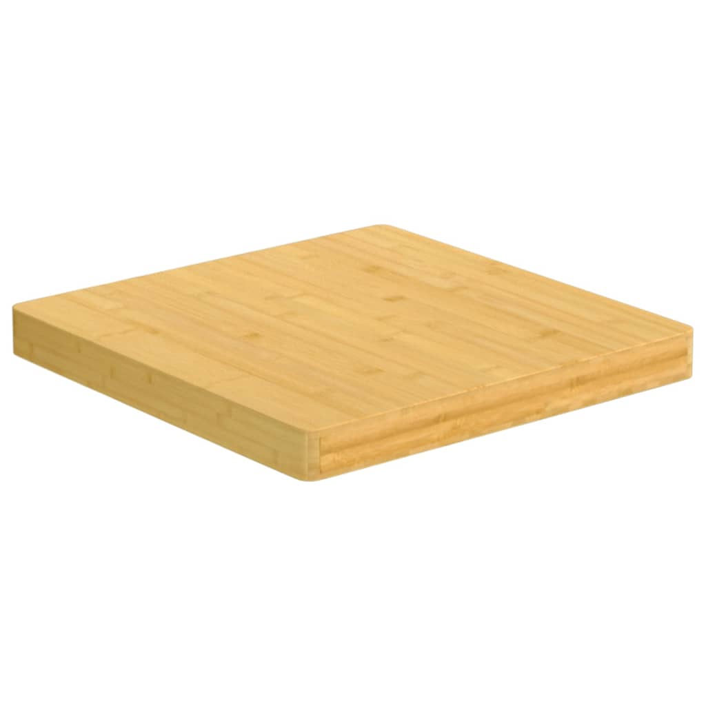 vidaXL Tampo de mesa 60x60x4 cm bambu