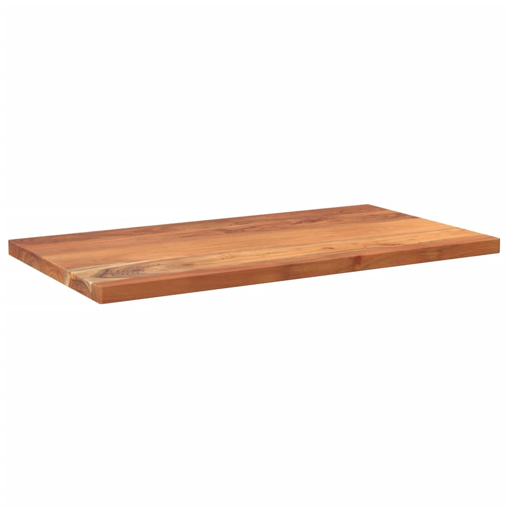 vidaXL Tampo de mesa retangular 120x50x2,5 cm madeira de acácia maciça