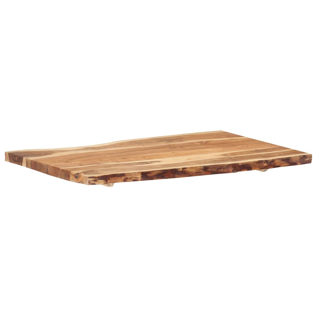 vidaXL Tampo de mesa 100x(50-60)x3,8 cm madeira de acácia maciça