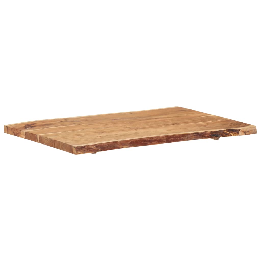 vidaXL Tampo de mesa 100x(50-60)x3,8 cm madeira de acácia maciça