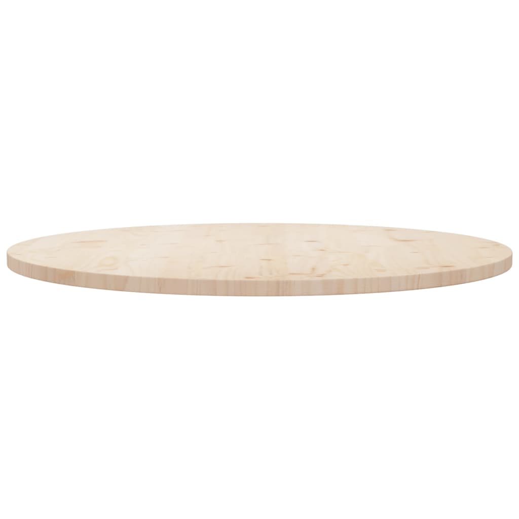 vidaXL Tampo de mesa pinho maciço Ø90x2,5 cm