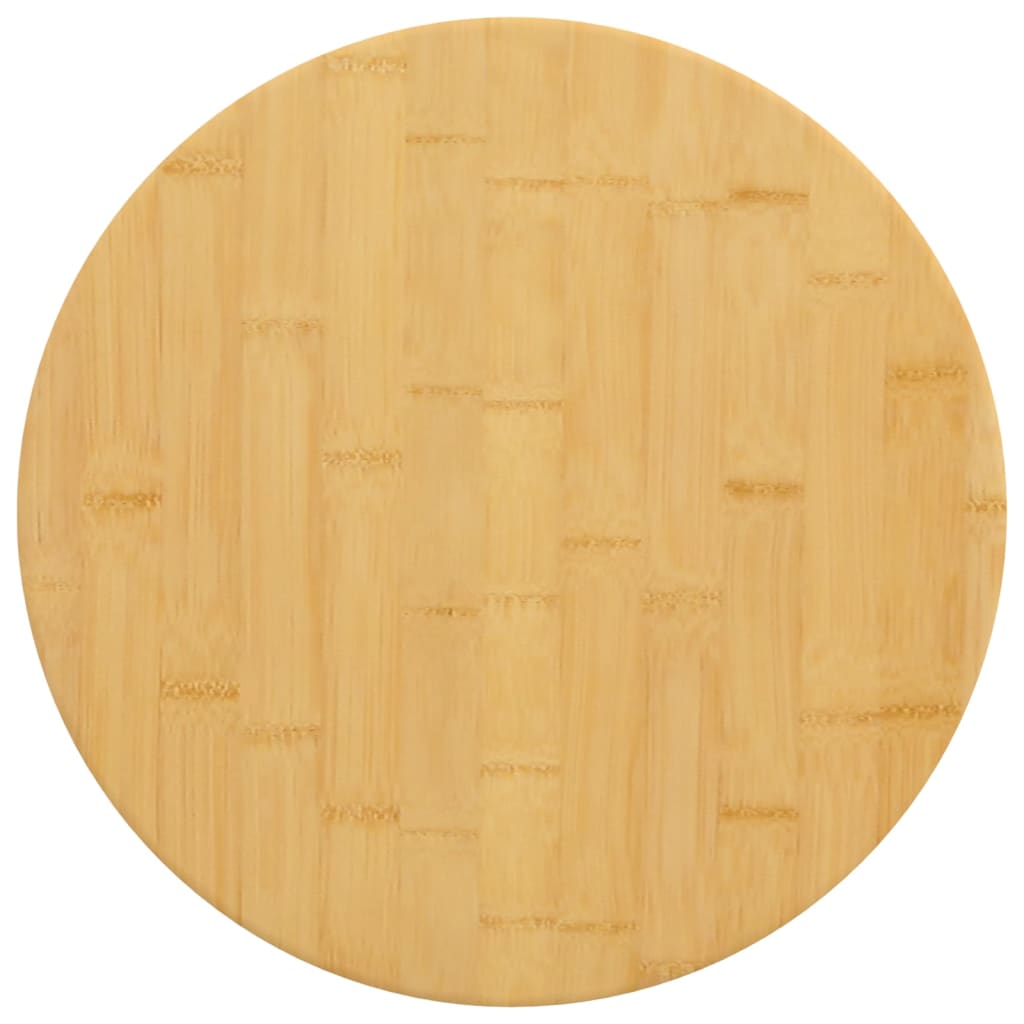 vidaXL Tampo de mesa Ø30x4 cm bambu