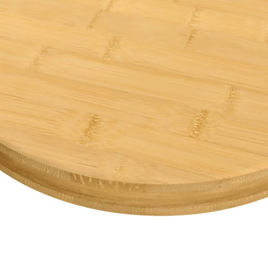 vidaXL Tampo de mesa Ø30x4 cm bambu