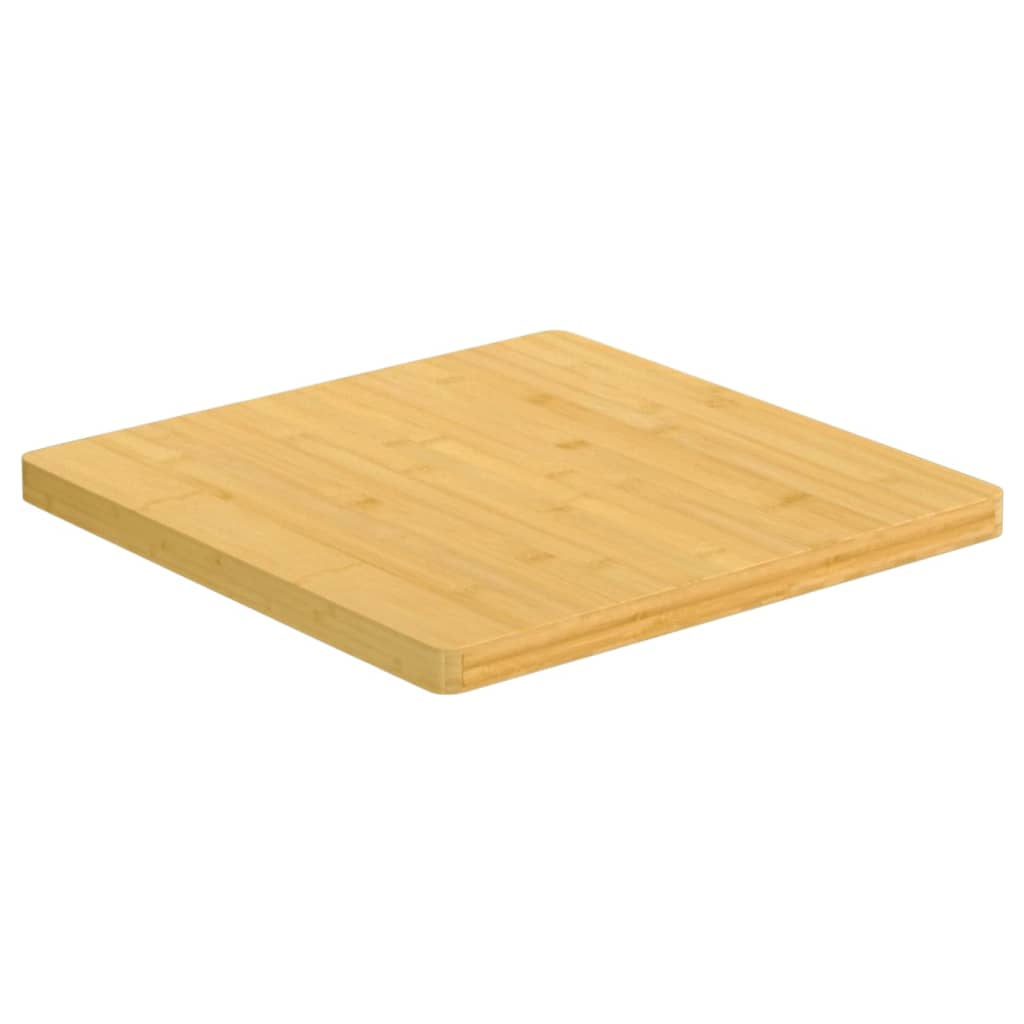 vidaXL Tampo de mesa 40x40x2,5 cm bambu