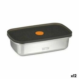 Bidasoa|Saladeira Bidasoa Fosil Preto Cerâmica 25,4 x 25,4 x 5,2 cm (6 Unidades)