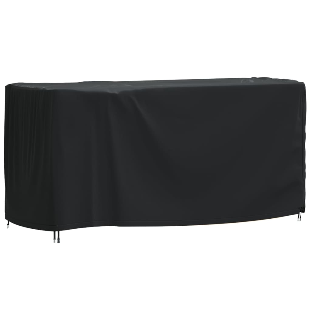 vidaXL Capa p/ mobiliário jardim 180x70x90 cm impermeável 420D preto