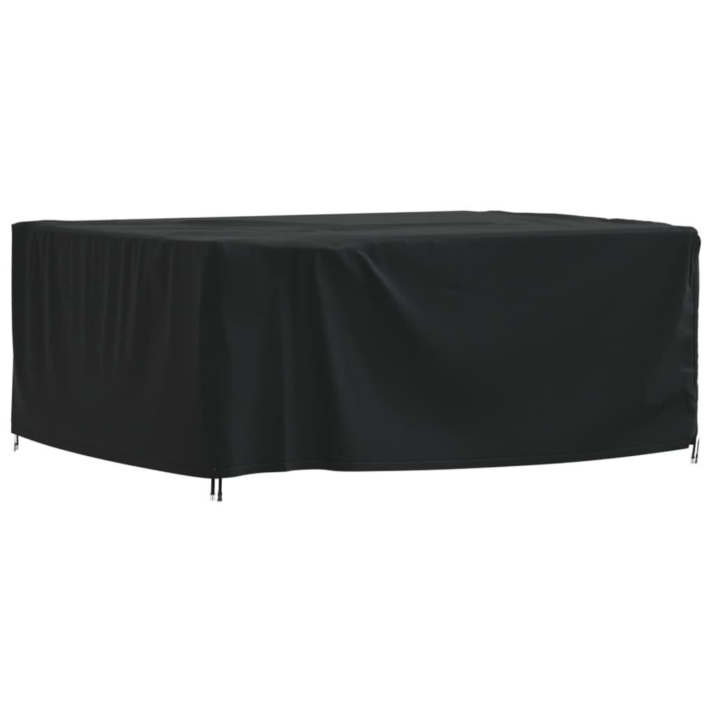 vidaXL Capa para mobiliário de jardim 200x165x80 cm 420D oxford preto