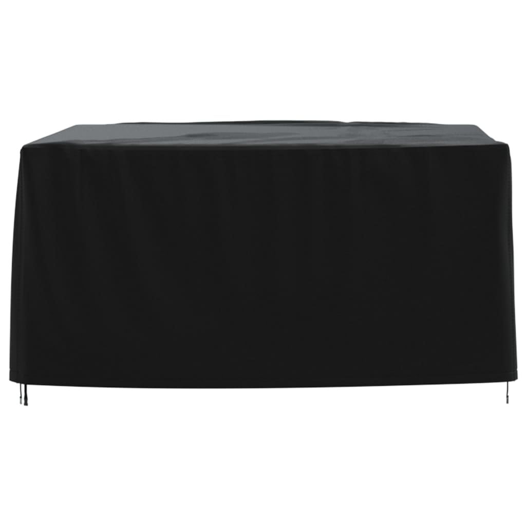 vidaXL Capa para mobiliário de jardim 200x165x80 cm 420D oxford preto