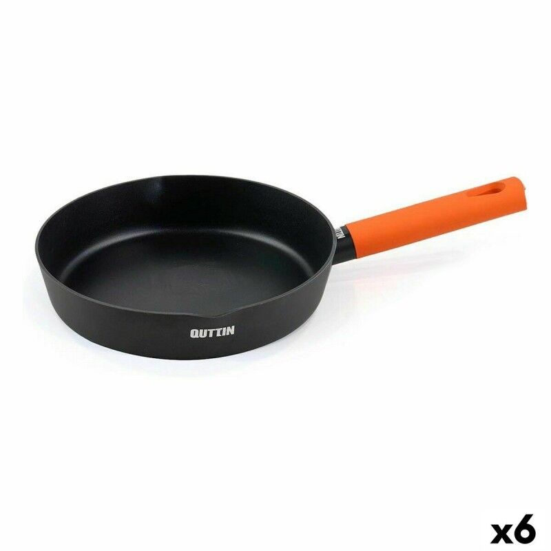 Quttin|Frigideira Quttin Gastro Preto Laranja 47 x 29,5 x 5,8 cm (6 Unidades) Quttin|Frigideira Quttin Gastro Preto Laranja 47 x 29,5 x 5,8 cm (6 Unidades)