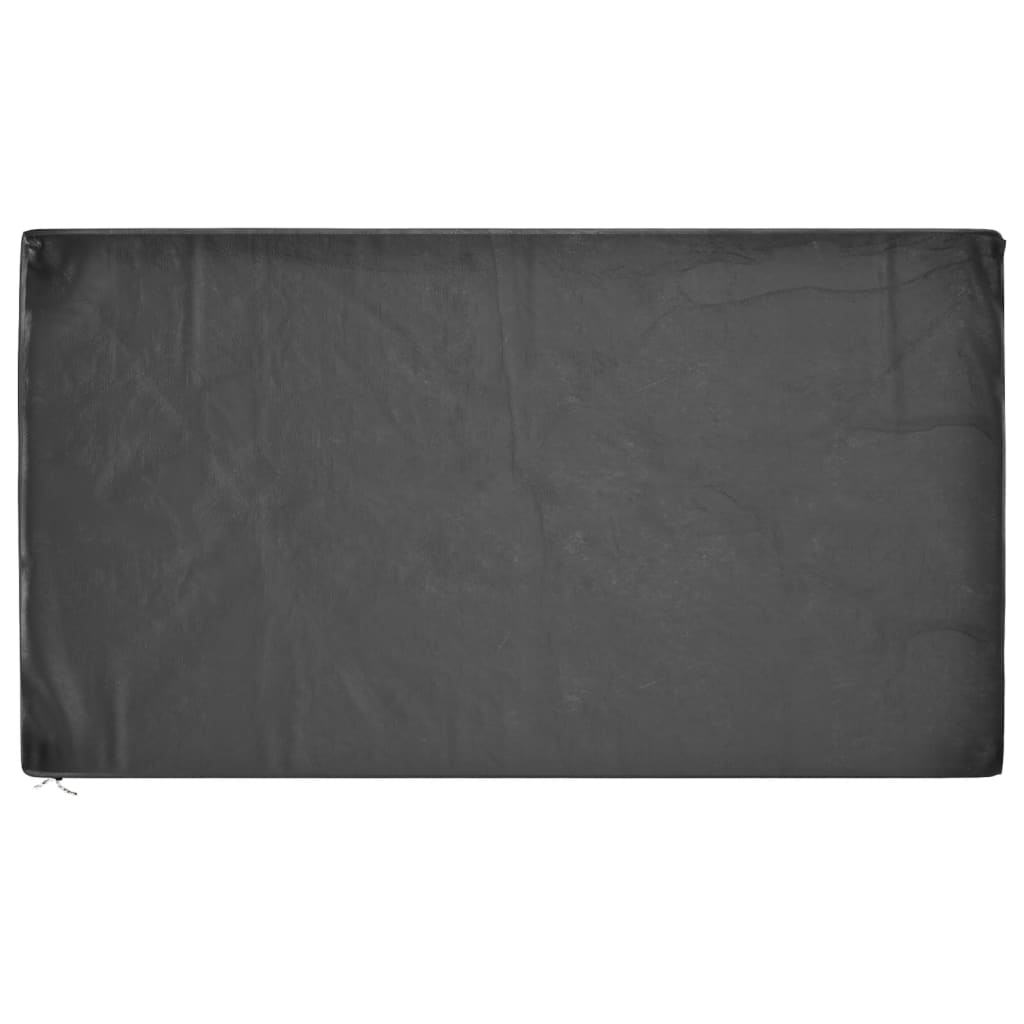 vidaXL Capas p/ mobília de jardim 2 pcs 8 ilhós 125x70x35cm retangular