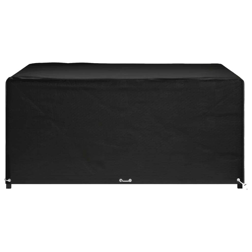 vidaXL Capa para mobiliário de jardim 16 ilhós 205x205x90 cm quadrado