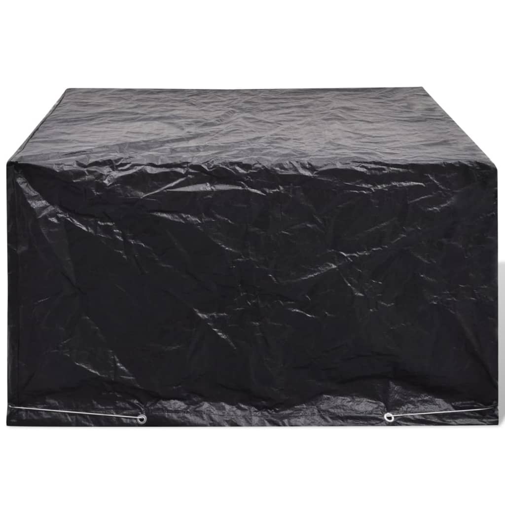 vidaXL Conjunto capas p/ mobiliário jardim 2 pcs 8 ilhós 172x113 cm