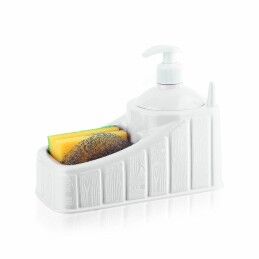 Privilege|Dispensador de detergente 2 em 1 para lava-louça Privilege Plástico 20 x 17 x 10 cm Branco (24 Unidades)