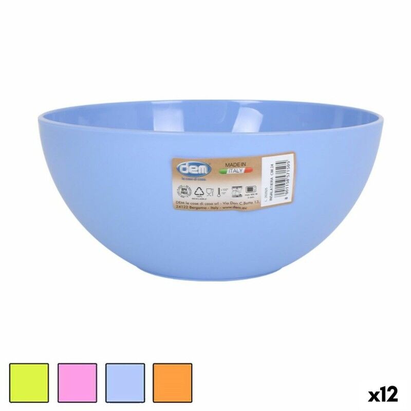 Dem|Saladeira Dem Bahia 2,7 L 24 x 24 x 11 cm (12 Unidades) Dem|Saladeira Dem Bahia 2,7 L 24 x 24 x 11 cm (12 Unidades)